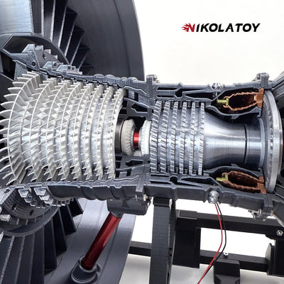 Highly Restored Rolls Royce Trent 900 Turbofan Engine Model (55cm/22in)