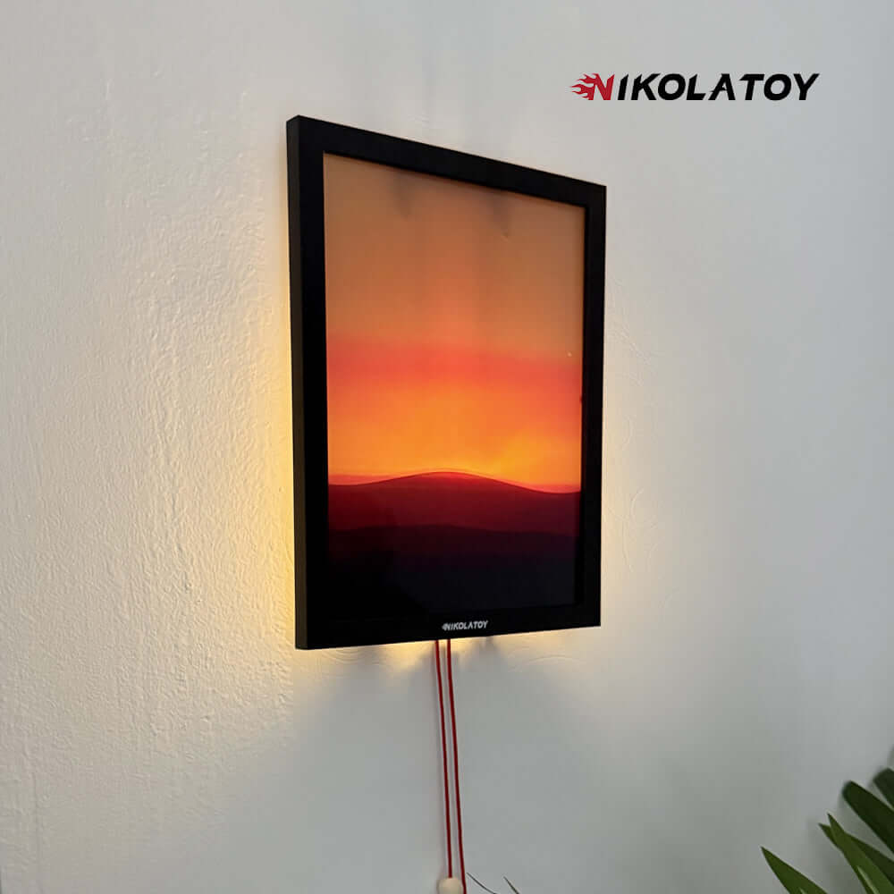 Creative Sunset Hand Pulled Night Light