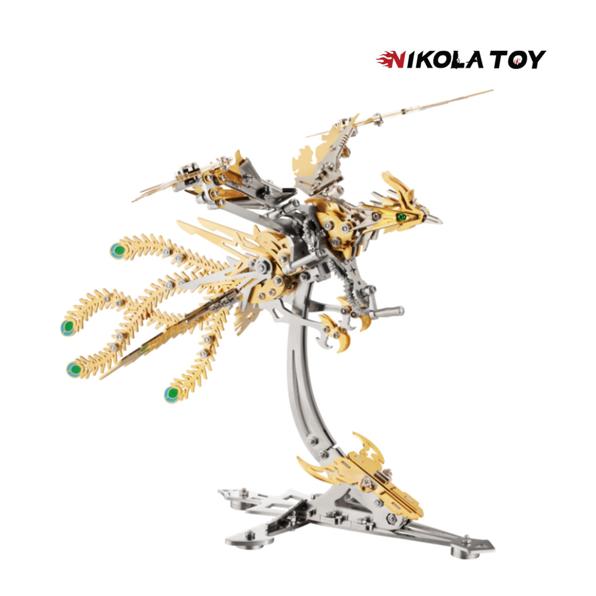 NikolaToy™ Mechanical species - Phoenix (3D metal puzzle)