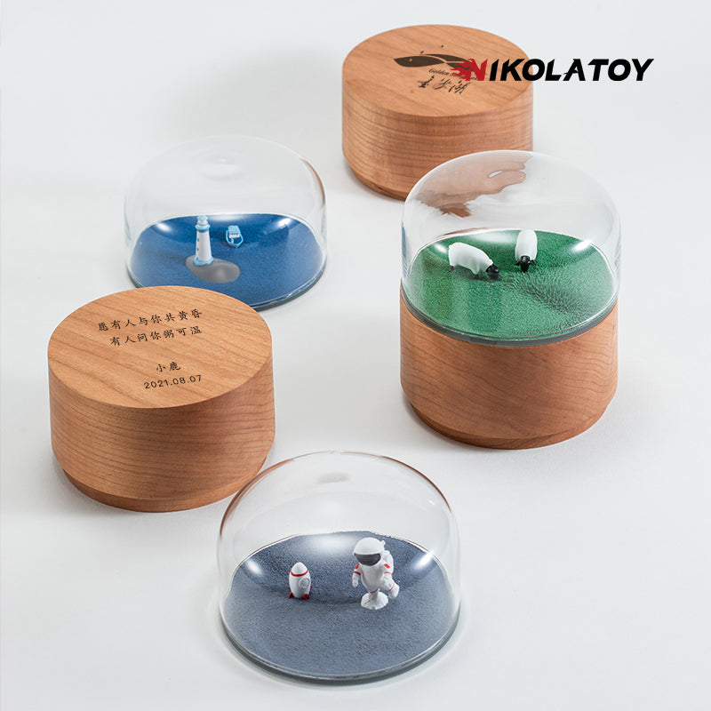 Magnetic Sand Scene Music Box