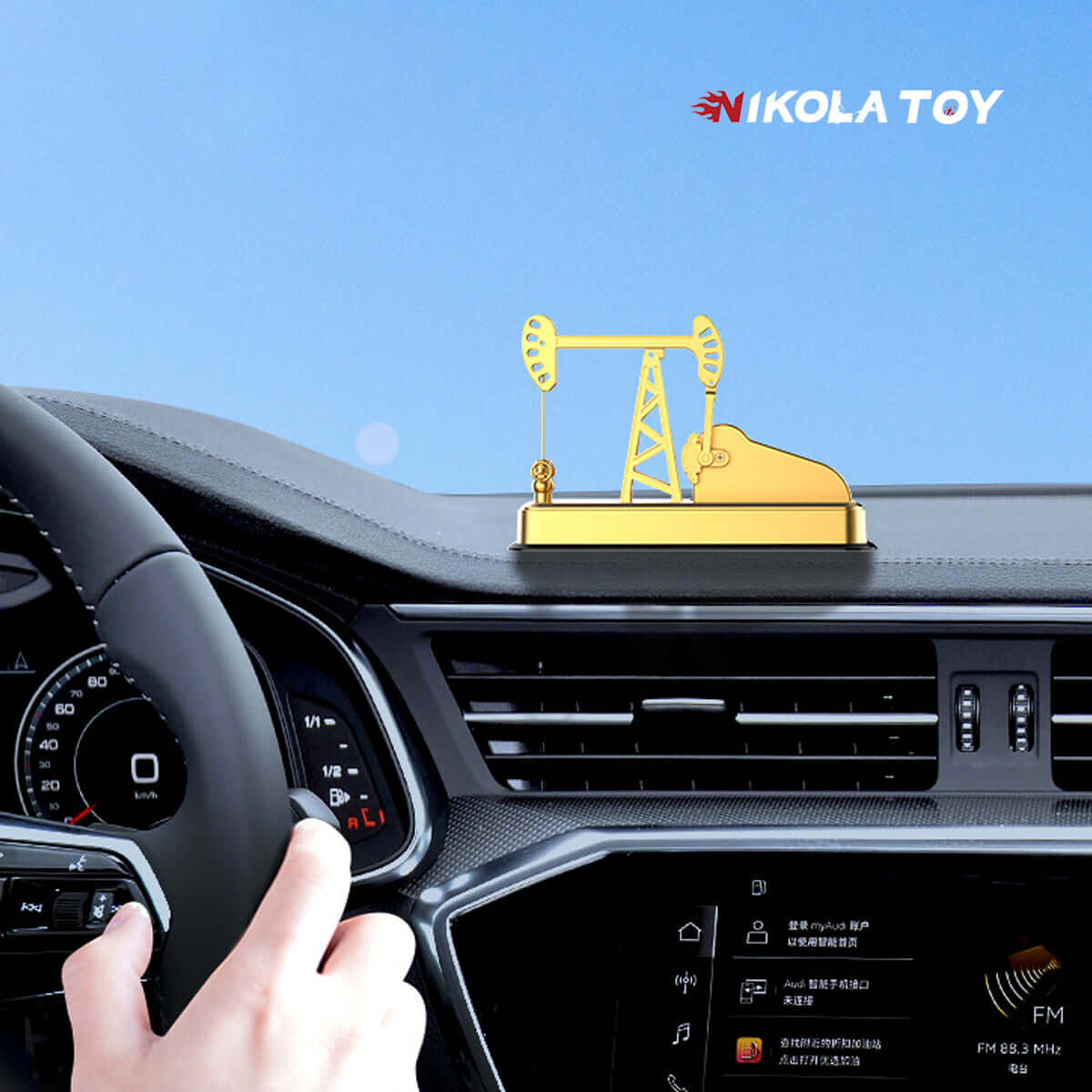 Solar Powered Car Mounted Aromatherapy Decoration - Pumping Unit