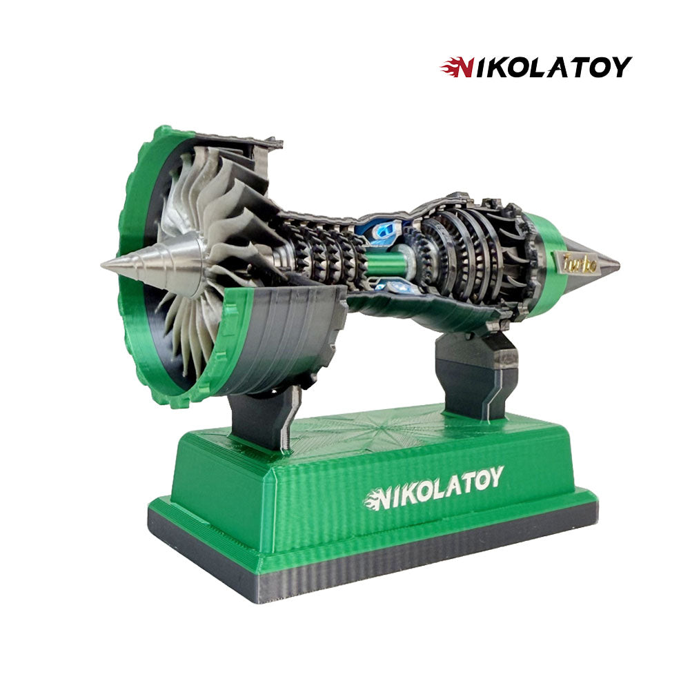 NIKOLATOY™ Miniature Trent 900 turbofan engine model（12cm/4.8in）