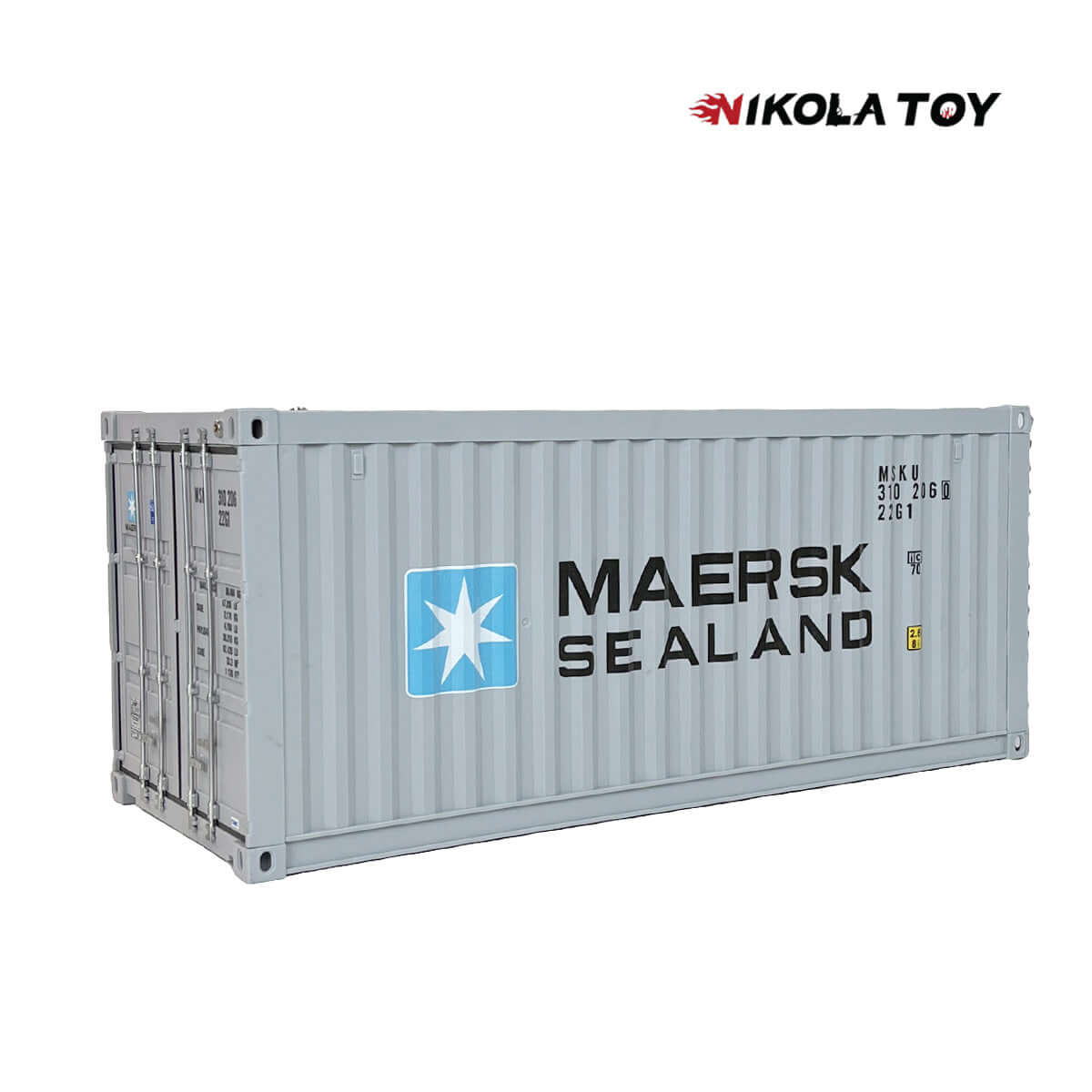 MAERSK Large- Sized Container Model Toy With LED Display Box(Multiple Containers Can Be Connected In Series)