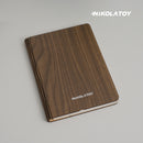 NIKOLATOY®Black walnut folding book magnetic night light