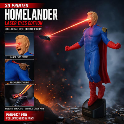 Homelander Laser-Eyes LED Light Figure
