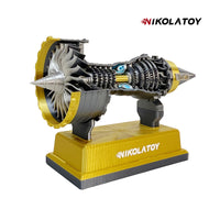 NIKOLATOY™ Miniature Trent 900 turbofan engine model（12cm/4.8in）