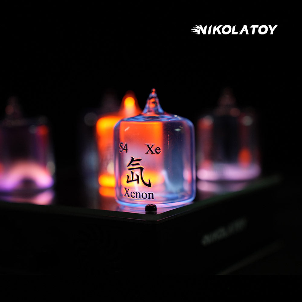 Noble Gas Cylinder Glow Tube Set