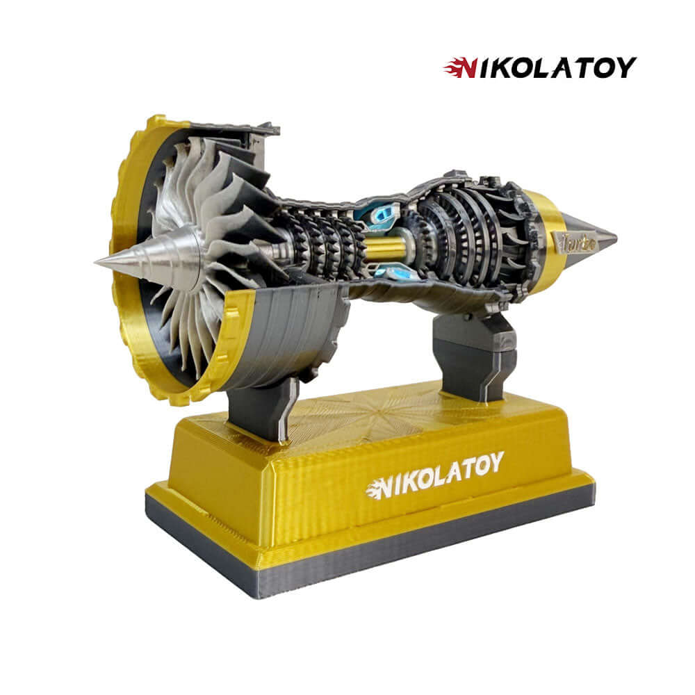 Miniature Trent 900 Turbofan Engine Model（12cm/4.8in）