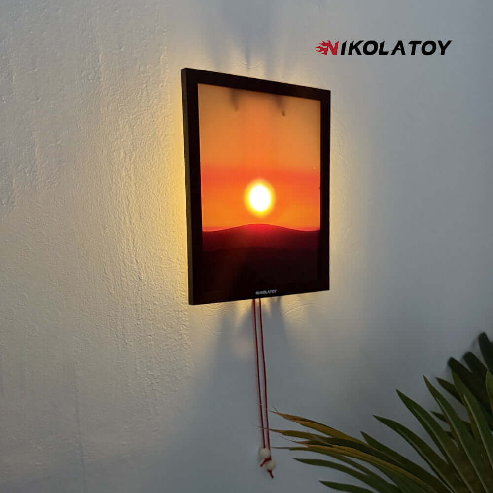 Creative Sunset Hand Pulled Night Light
