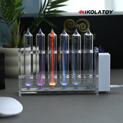Tesla Plasma Reaction Inert Gas Glass Luminous Tube Vertical Kit