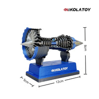 NIKOLATOY™ Miniature Trent 900 turbofan engine model（12cm/4.8in）