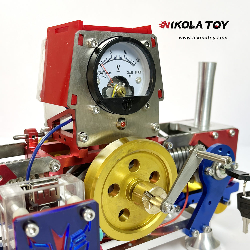 Double cylinder Stirling thermal power Generator Set - Nikola Toy