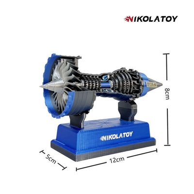 Miniature Trent 900 Turbofan Engine Model（12cm/4.8in）