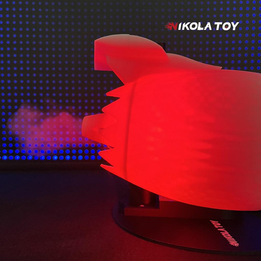 Creative desktop JetFan - equipped with a humidifier and red tail lights - Nikola Toy