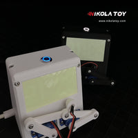 NikolaToy™ 3D Printing Mechanical luminous clock robot