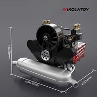 TOYAN 14cc Horizontally Opposed 4-Stroke Nitro Model DIY Engine Kits
