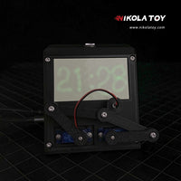 NikolaToy™ 3D Printing Mechanical luminous clock robot