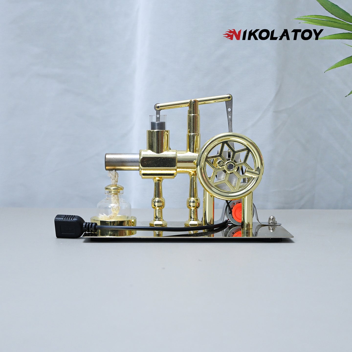 Stirling Engine Model - Power Generation+LED Light