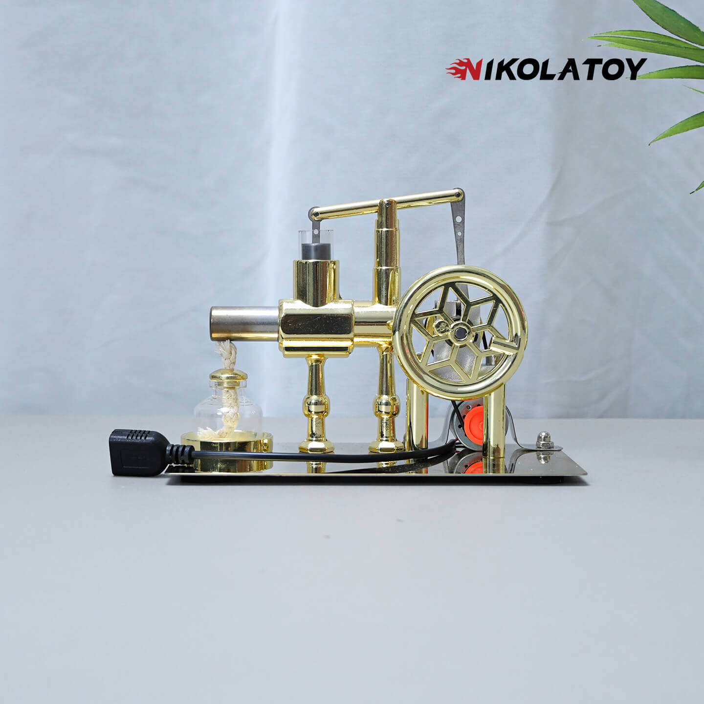 Stirling Engine Model - Power Generation+LED Light