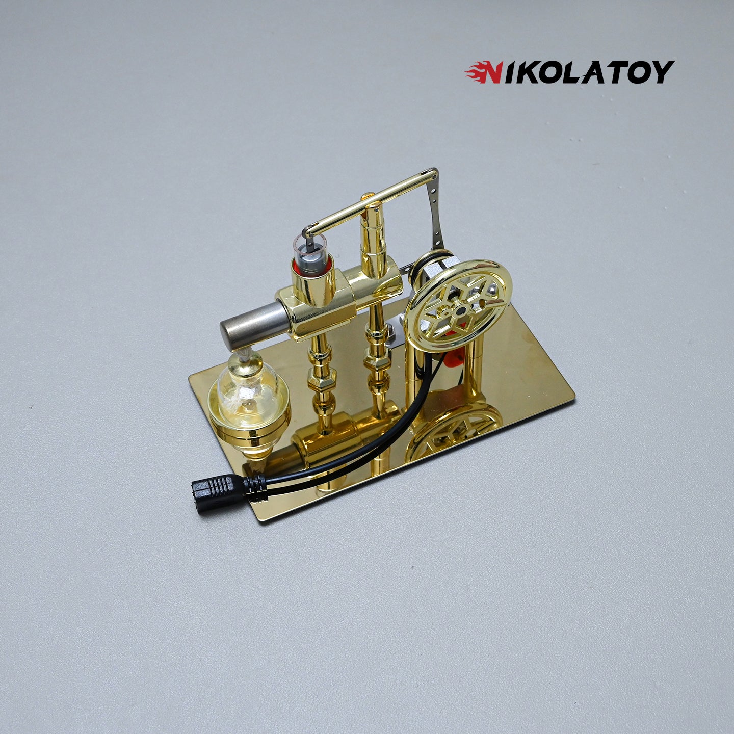 Stirling Engine Model - Power Generation+LED Light