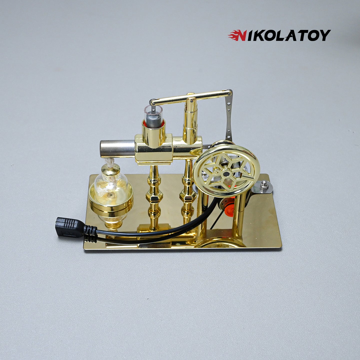 Stirling Engine Model - Power Generation+LED Light