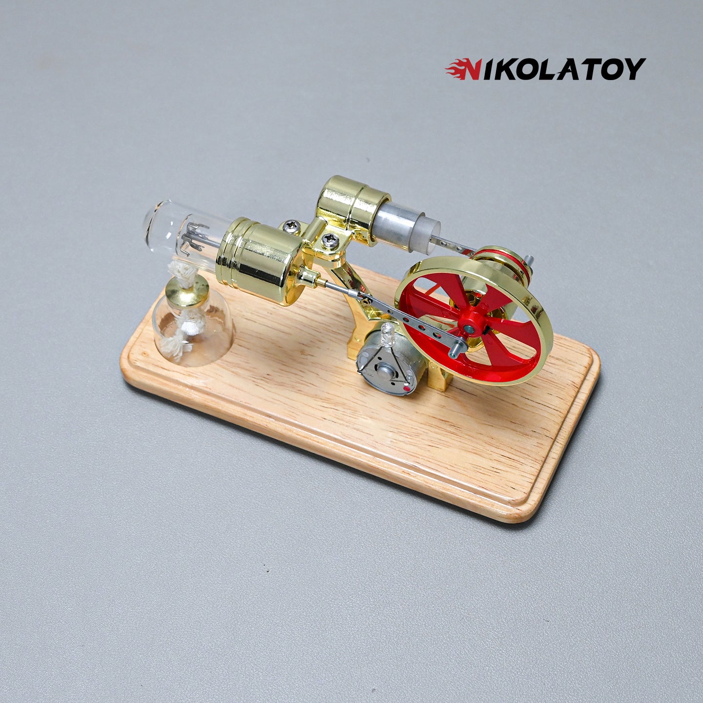 Bamboo Based Single Cylinder Stirling Engine