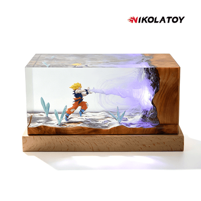 Kakarot Resin RGB Night Light Desktop Decoration