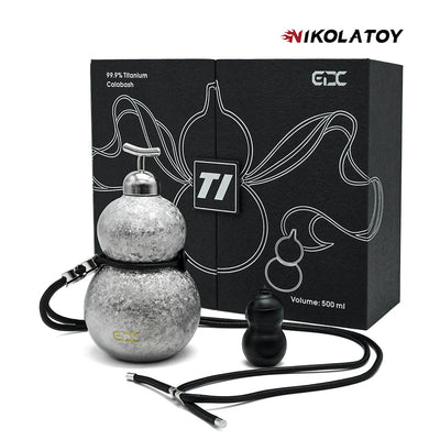 Limited Edition Titanium Gourd Thermos Bottle EDC Gift Box