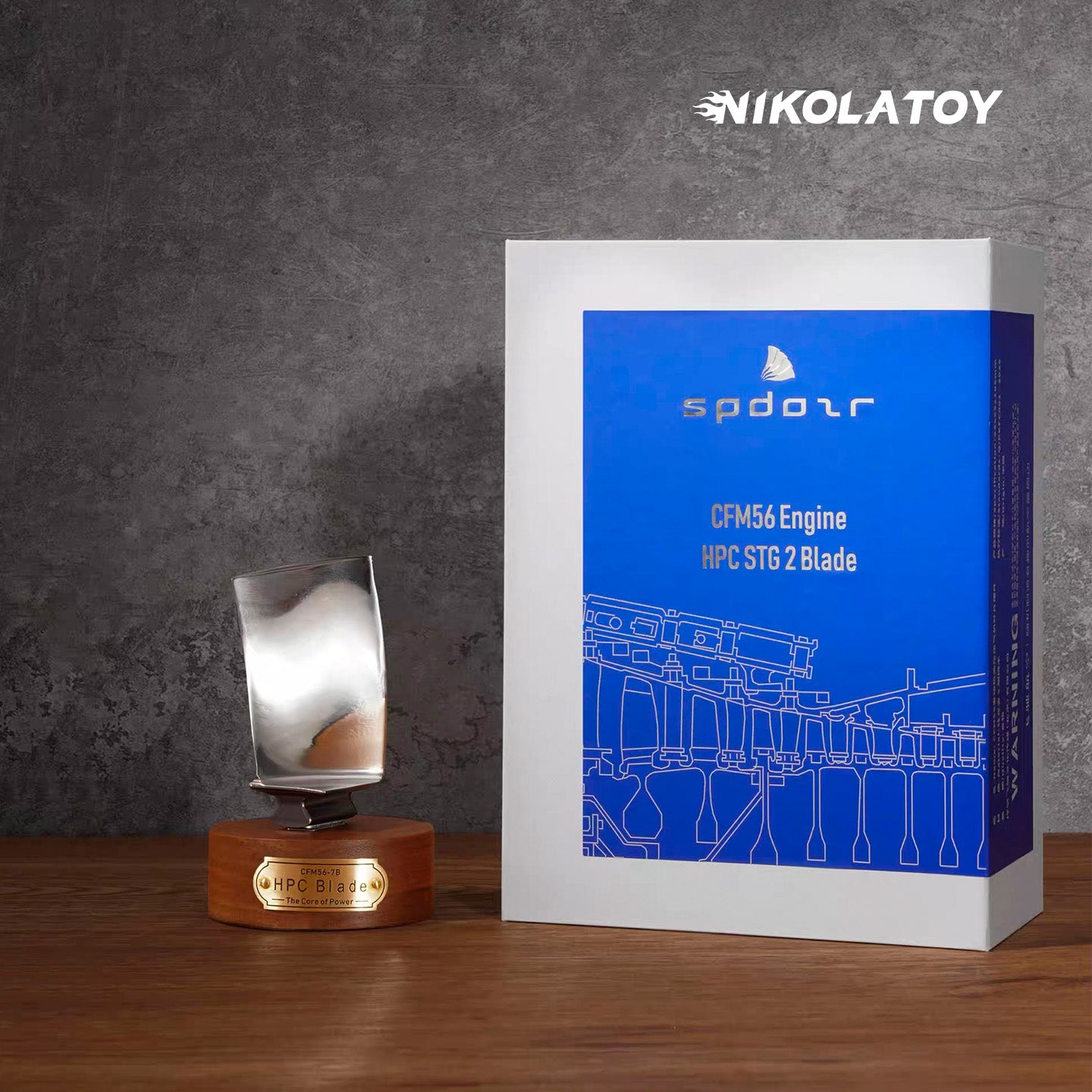 Turbojet Engine HPC Blade Ornament