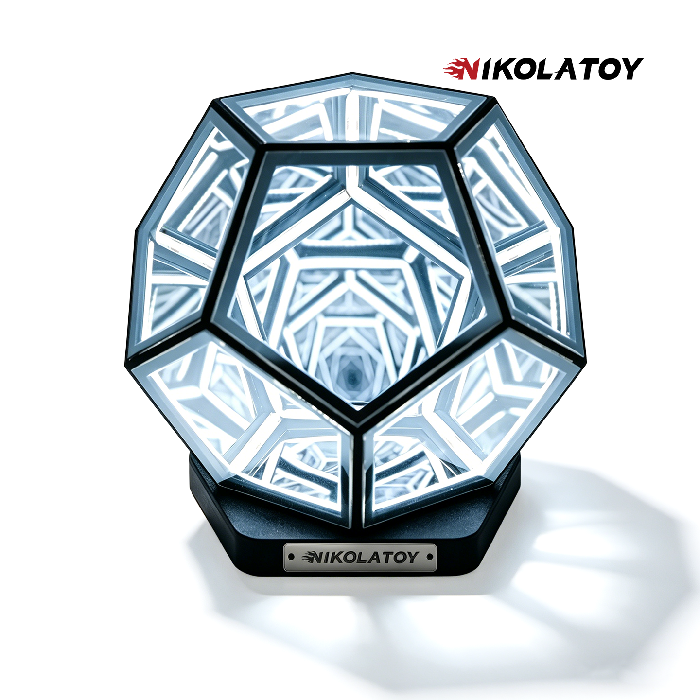 Infinite Space Abyss Dodecahedron Night Lamp