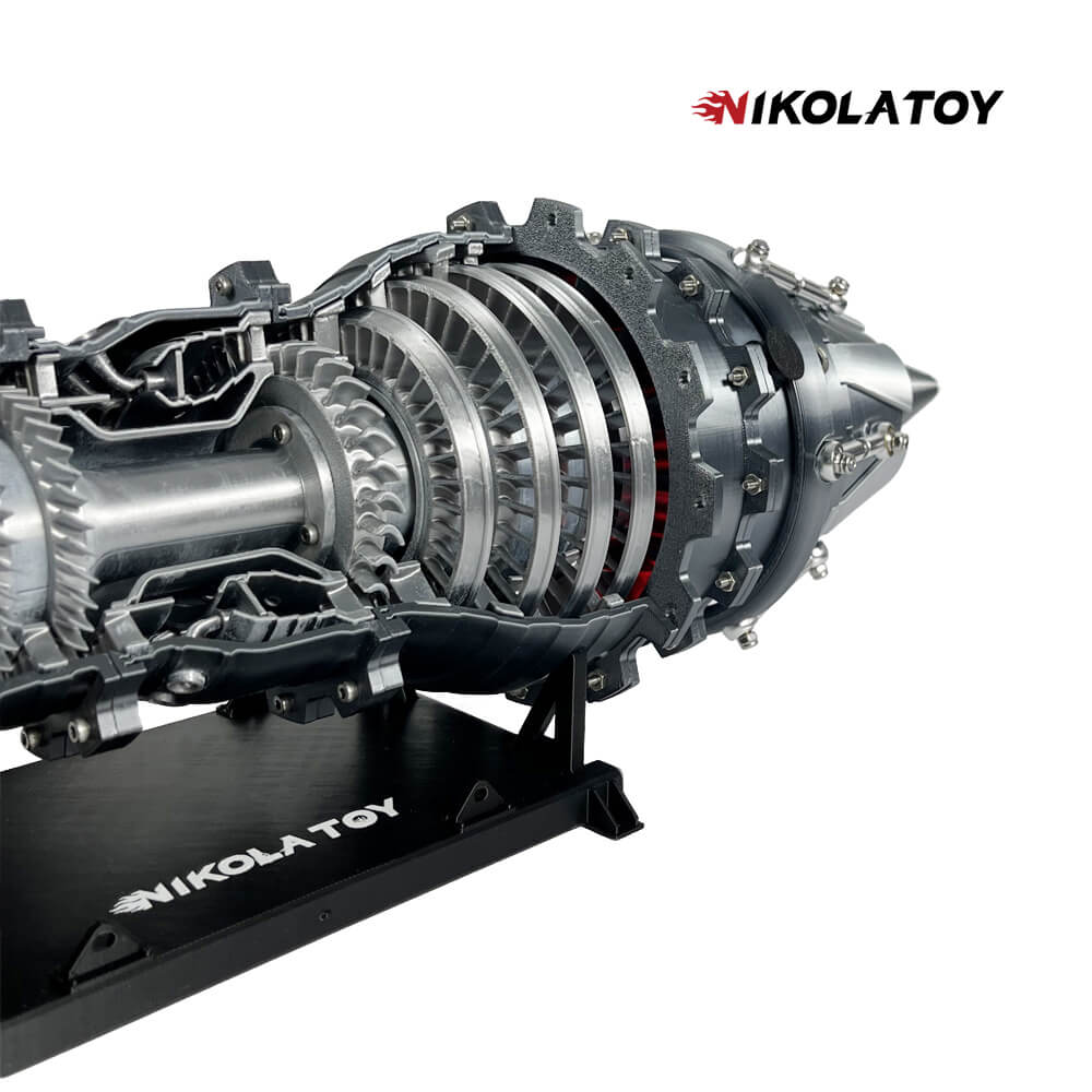3D Printed Military Fighter Turbojet Engine Model – NIKOLATOY