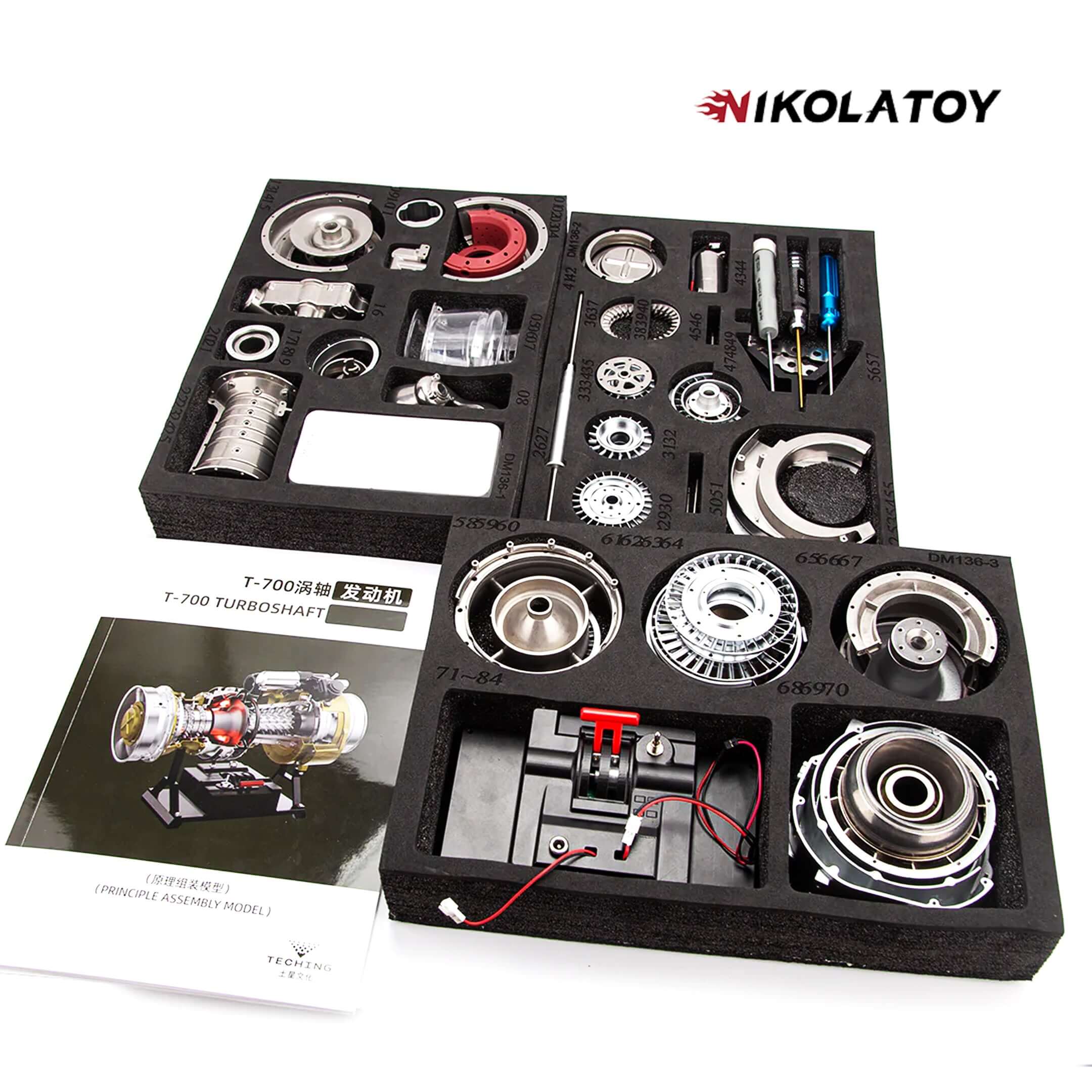 TECHING T700 DIY Turboshaft Engine Model Diy Kit