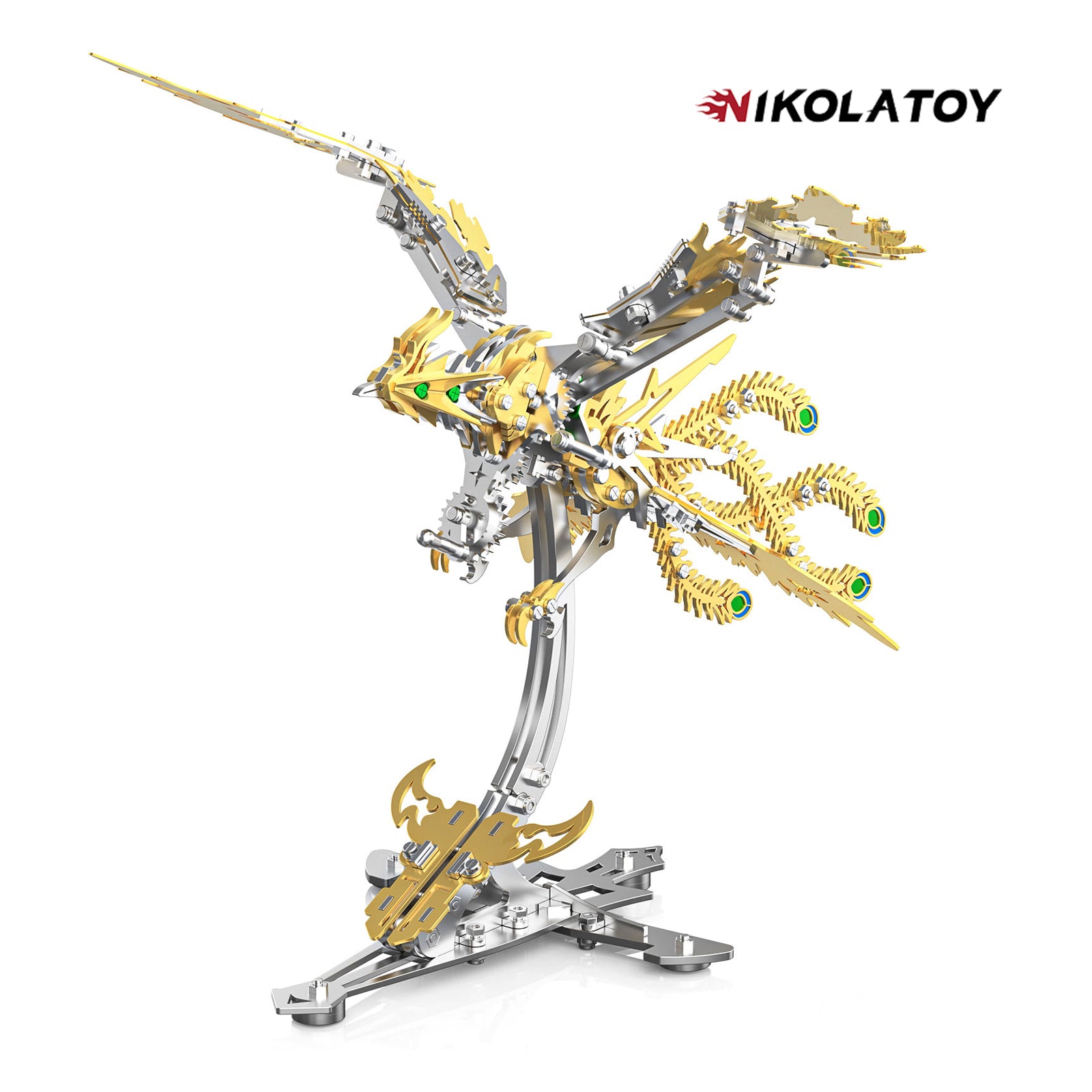 NIKOLATOY® Mechanical species - Phoenix (3D metal puzzle)