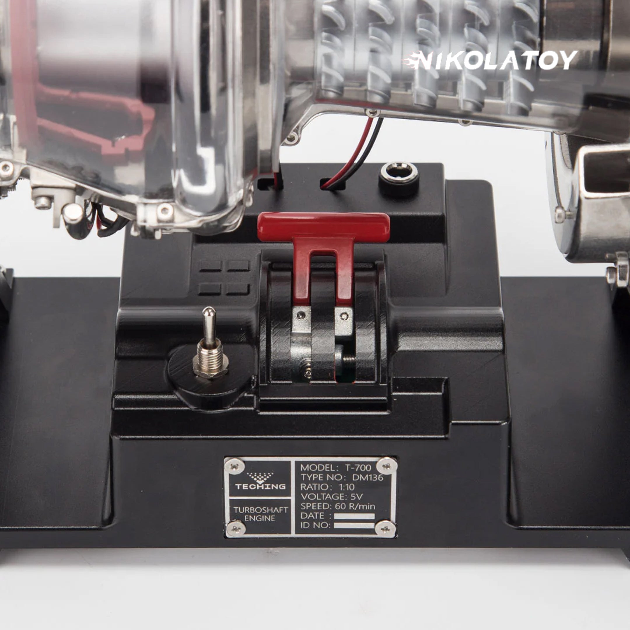 NIKOLATOY®Teching T700 DIY Turboshaft Engine Model Diy Kit