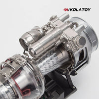 NIKOLATOY®Teching T700 DIY Turboshaft Engine Model Diy Kit
