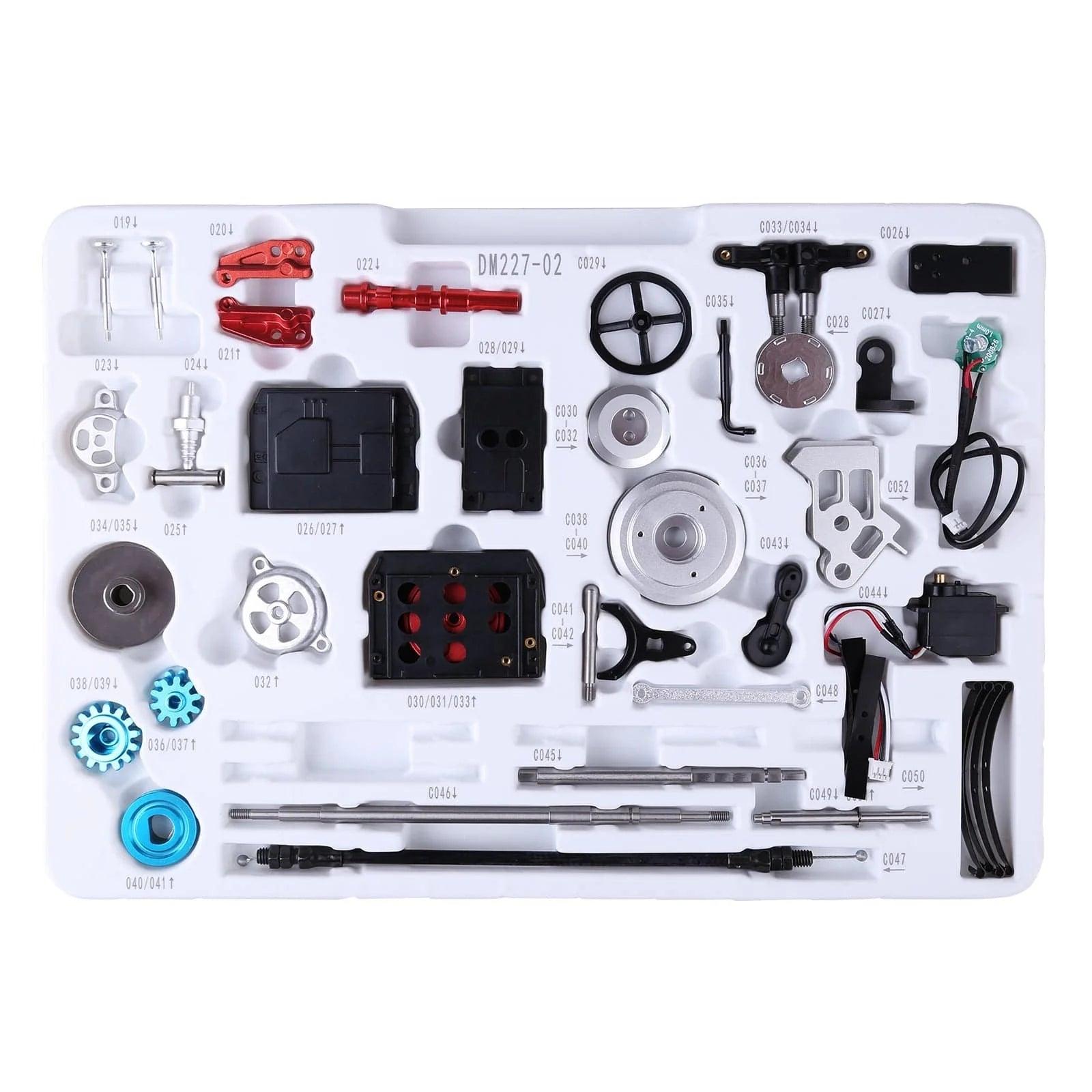TECHING Assembly Vintage Classic Car Metal Mechanical Model Toy With Electric Engine 310+pcs