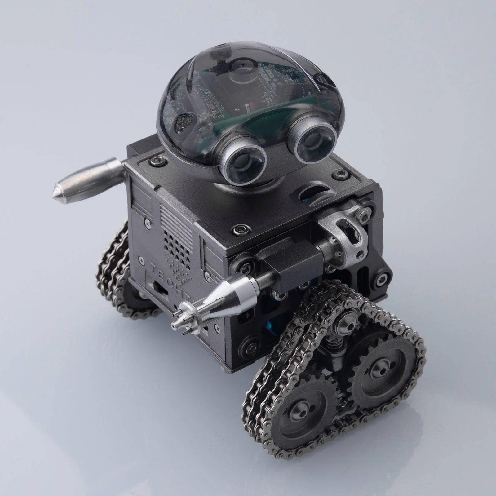 Remote Control Production Building NikolaToy™ TECHING 160PCS Metal Remote Control Tank Robot Building Kit ...