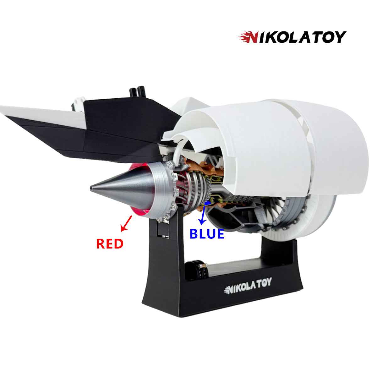 Small Size (35cm/13in) Rolls Royce Trent 900 Turbofan Engine Model