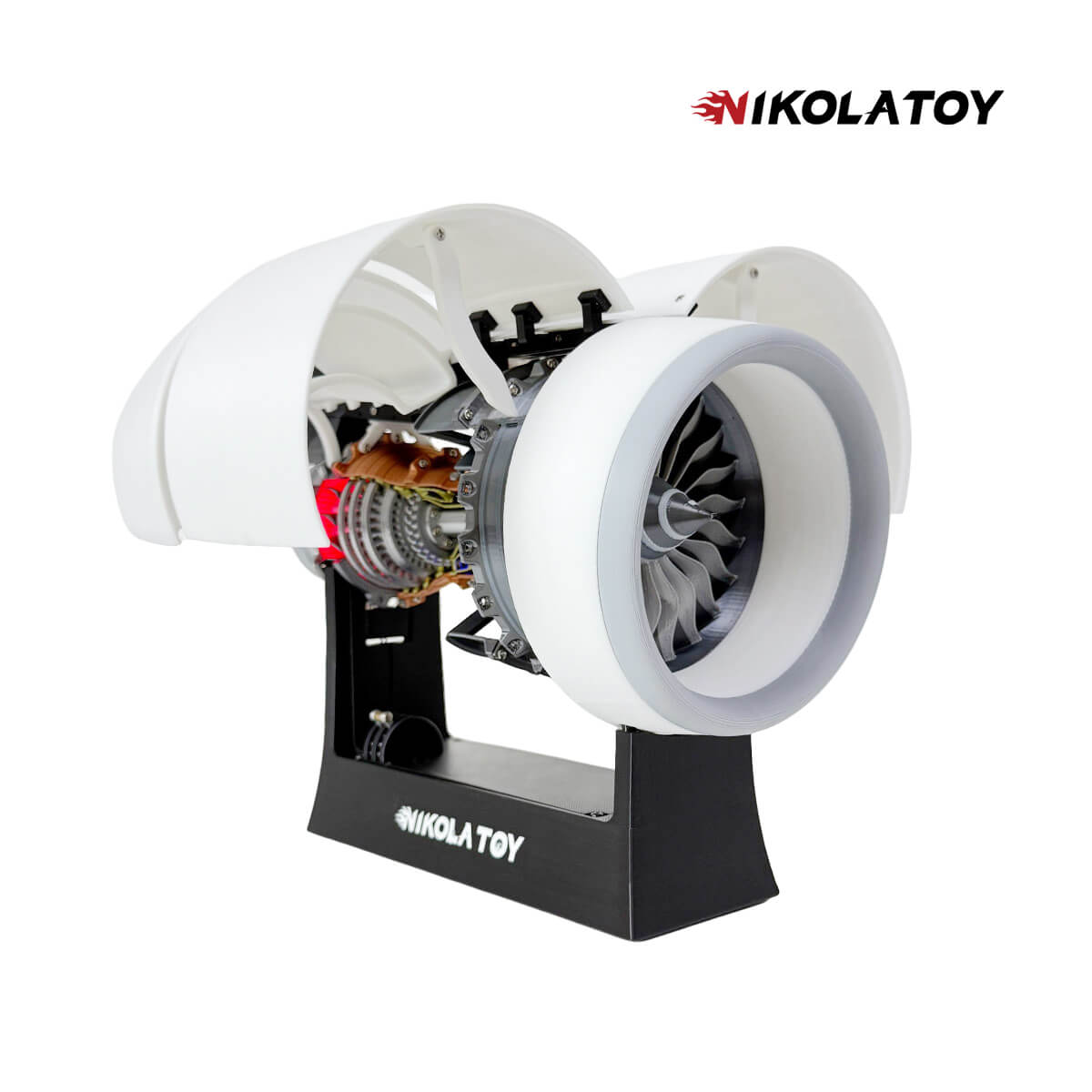 Small Size (35cm/13in) Rolls Royce Trent 900 Turbofan Engine Model