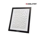 NIKOLATOY®Precision CNC alloy laser light effect art frame