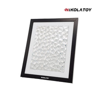 NIKOLATOY®Precision CNC alloy laser light effect art frame