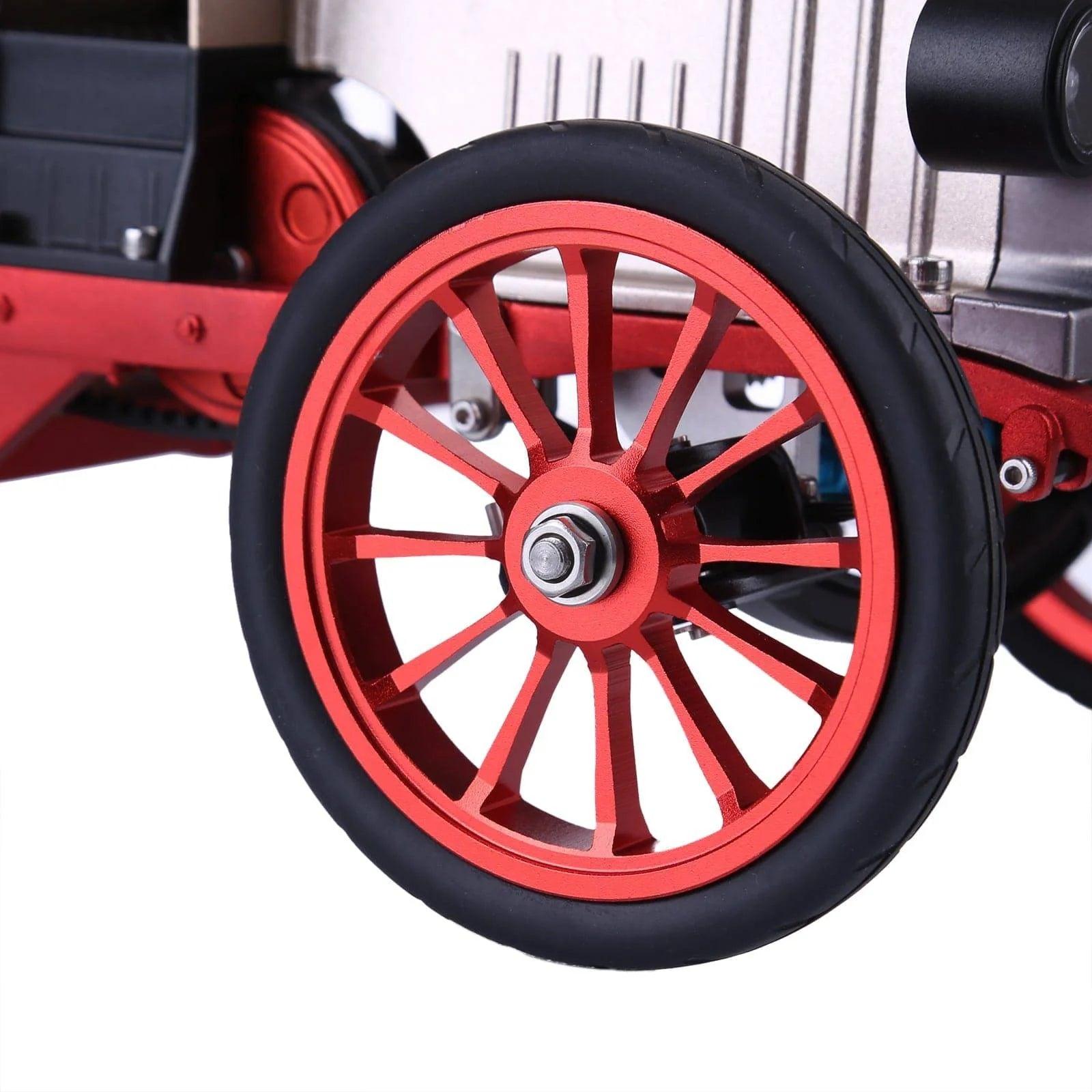 TECHING Assembly Vintage Classic Car Metal Mechanical Model Toy With Electric Engine 310+pcs