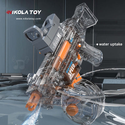 High Performance UMP45 Electric Continuous Water Gun With Flashing Lights