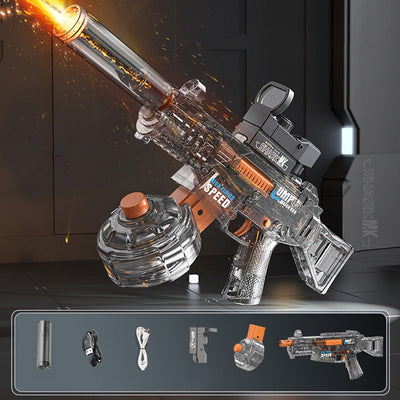 High Performance UMP45 Electric Continuous Water Gun With Flashing Lights