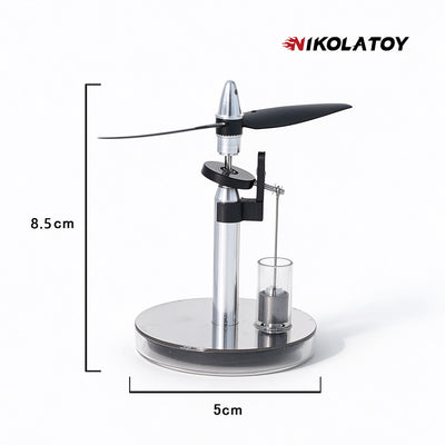 Temperature Difference Stirling Engine Propeller Mirror Cup Cover